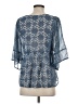 Joie 100% Silk Blue 3/4 Sleeve Silk Top Size S - photo 2