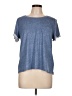 Jaclyn Intimates Tweed Blue Short Sleeve T-Shirt Size L - photo 1