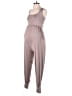 Hello Miz Solid Gray Jumpsuit Size Sm Maternity - photo 1