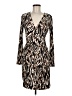 Calvin Klein Animal Print Brown Cocktail Dress Size M - photo 1