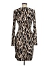 Calvin Klein Animal Print Brown Cocktail Dress Size M - photo 2