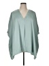 Entro 100% Polyester Teal 3/4 Sleeve Blouse Size XL - photo 1