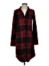 Faherty Plaid Burgundy Casual Dress Size S - photo 1