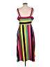 Spense 100% Polyester Stripes Pink Cocktail Dress Size L - photo 2
