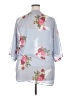 Unbranded Blue 3/4 Sleeve Blouse Size XXL - photo 2