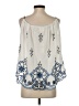 TRYB 100% Cotton Blue Sleeveless Blouse Size S - photo 2