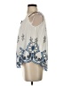 TRYB 100% Cotton Blue Sleeveless Blouse Size S - photo 5