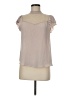 H&M Tan Short Sleeve Blouse Size 6 - photo 1