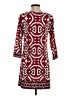 Laundry by Design Print Burgundy Casual Dress Size 2 - photo 2