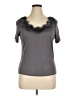 Forever Gray Short Sleeve Top Size 1X - photo 1