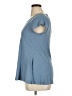Cupio Blue Short Sleeve Top Size XL - photo 5