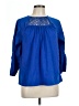 Chico's Blue 3/4 Sleeve Blouse Size L - photo 1