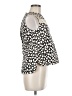Douchanglee 100% Nylon Animal Print Black Ivory Sleeveless Blouse Size EU 38 / US 8 - photo 4