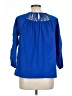 Chico's Blue 3/4 Sleeve Blouse Size L - photo 2