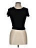 Bozzolo Black Short Sleeve Turtleneck Size L - photo 1