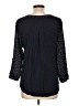 Fortune + Ivy Polka Dots Black 3/4 Sleeve Blouse Size L - photo 2