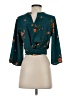 Code x Mode 100% Polyester Teal 3/4 Sleeve Blouse Size XS - photo 2