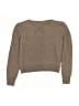 Unbranded 100% Wool Solid Brown Wool Pullover Sweater Size L (kids) - photo 1