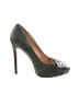 Badgley Mischka 100% Leather Green Heels Size 7 1/2 - photo 1