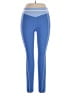Yllw Color Block Blue Active Pants Size XL - photo 1