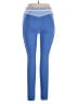 Yllw Color Block Blue Active Pants Size XL - photo 2