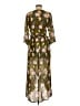 RUBY YAYA 100% Viscose Floral Green Casual Dress Size M - photo 2