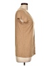 Tahari Tan Short Sleeve Top Size L - photo 4
