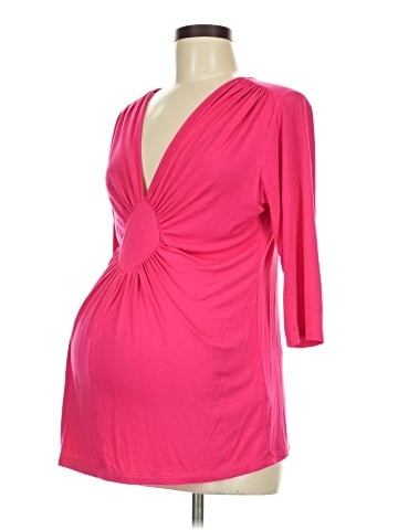 Maternal America 3/4 Sleeve Top (view 1)