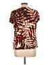East5th Brown Short Sleeve Blouse Size L - photo 2