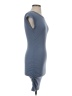 Anrabess Solid Gray Casual Dress Size S - photo 4