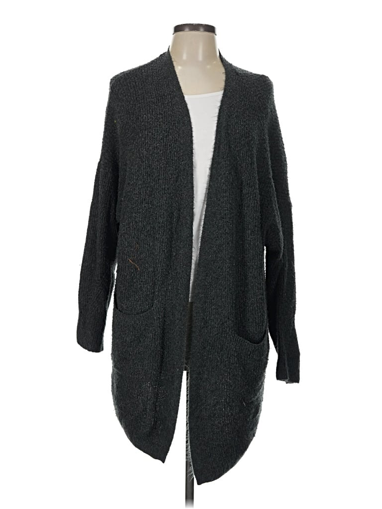 Pre-owned American Eagle Outfitters Cardigan Sweater In Gray