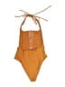 Aerie Solid Orange One Piece Swimsuit Size S - photo 2