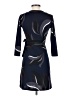 Ann Taylor 100% Polyester Graphic Blue Cocktail Dress Size 00 Petite - photo 2