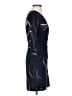 Ann Taylor 100% Polyester Graphic Blue Cocktail Dress Size 00 Petite - photo 4