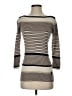 Tory Burch Stripes Tan Silk Pullover Sweater Size S - photo 1