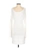 Shein 100% Polyester White Casual Dress Size 4 - photo 1