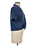 BCBGeneration Blue Short Sleeve Blouse Size S - photo 4