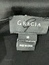 Gracia 100% Polyester Black Long Sleeve Blouse Size M - photo 7