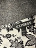 Express 100% Rayon Silver 3/4 Sleeve Blouse Size S - photo 7