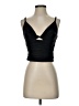 Zara 100% Polyester Black Sleeveless Top Size XS - photo 1