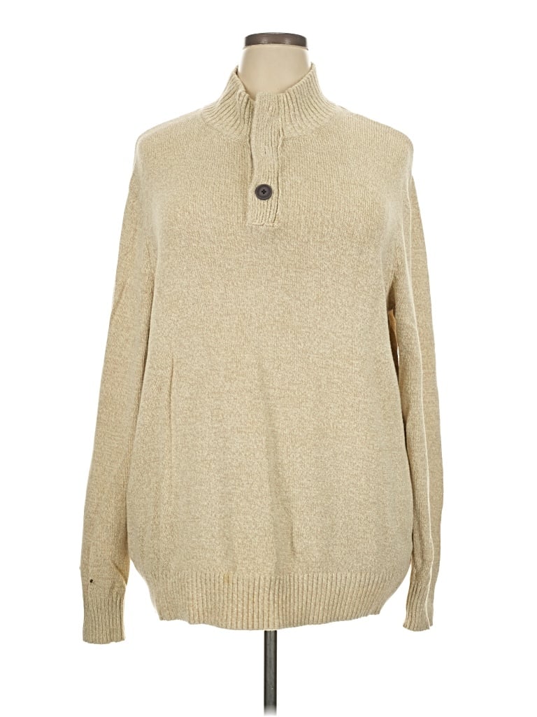Pre-owned Urban Pipeline Turtleneck Sweater In Tan