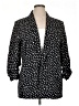Chico's 100% Polyester Polka Dots Black Blazer Size Lg (2.5) - photo 1