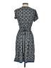 Max Studio Print Blue Casual Dress Size S - photo 2