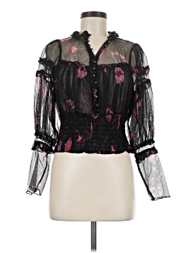 Free People 3/4 Sleeve Blouse
