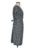 Max Studio Print Blue Casual Dress Size S - photo 4