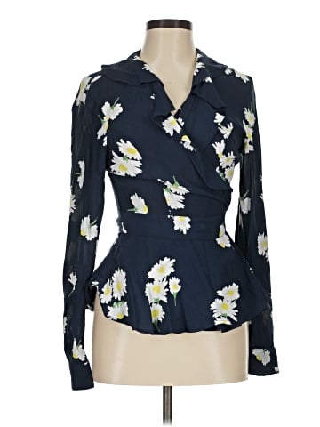 Ganni Long Sleeve Blouse (view 1)
