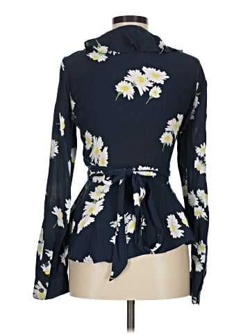 Ganni Long Sleeve Blouse (view 2)