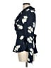 Ganni 100% Viscose Floral Blue Long Sleeve Blouse Size EU 40 / US 10 - photo 5