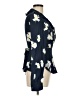 Ganni 100% Viscose Floral Blue Long Sleeve Blouse Size EU 40 / US 10 - photo 4