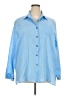 Unbranded Blue Long Sleeve Button-Down Shirt Size 3X - photo 1